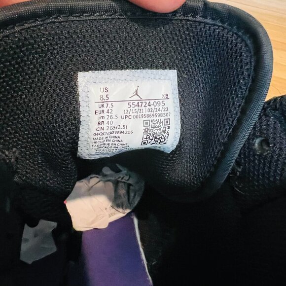 Air Jordan 1 Mid Purple Iris VNDS Sz 8.5 554724-095 - Picture 8 of 16